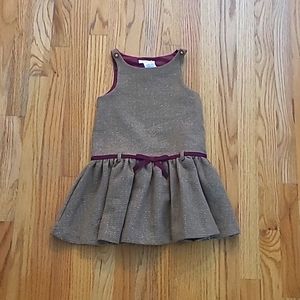 Janie and Jack sz 4 holiday jumper dress.